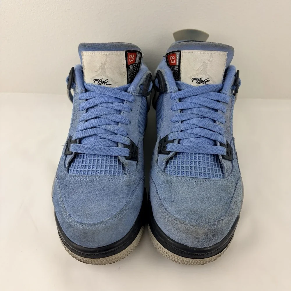 Air Jordan 4 Retro University Blue GS 7Y Suede 408452-400 UNC Blue Black 2021